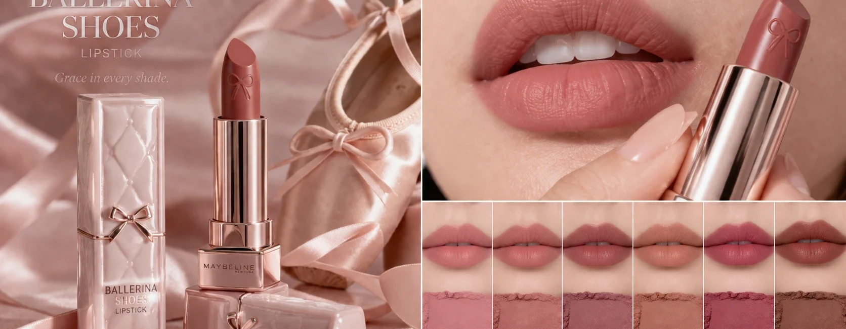 Ballerina shoes lipstick collection