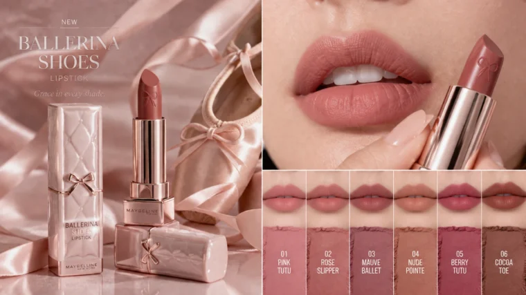 Ballerina shoes lipstick collection