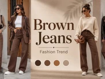 Brown Jeans Fashion Trend