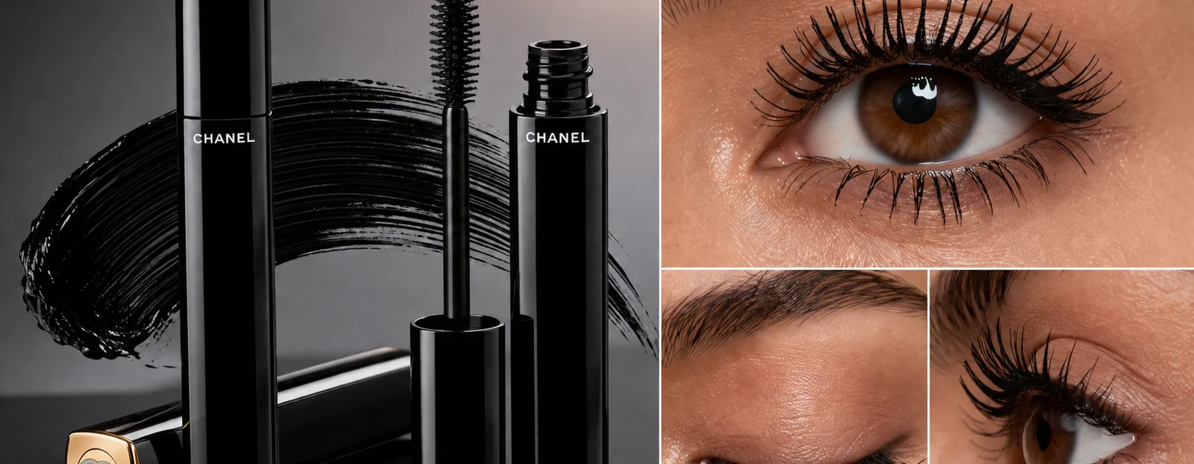 Luxe glamour with Chanel mascara