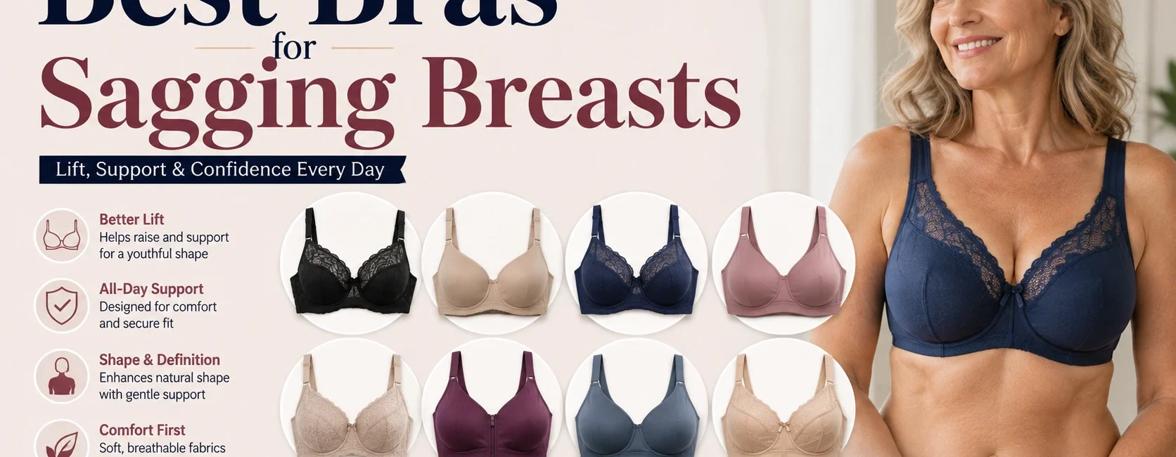 Best Bras for Sagging Breasts