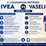 I am a genz man. are nivea body lotions better than vaseline for dry skin