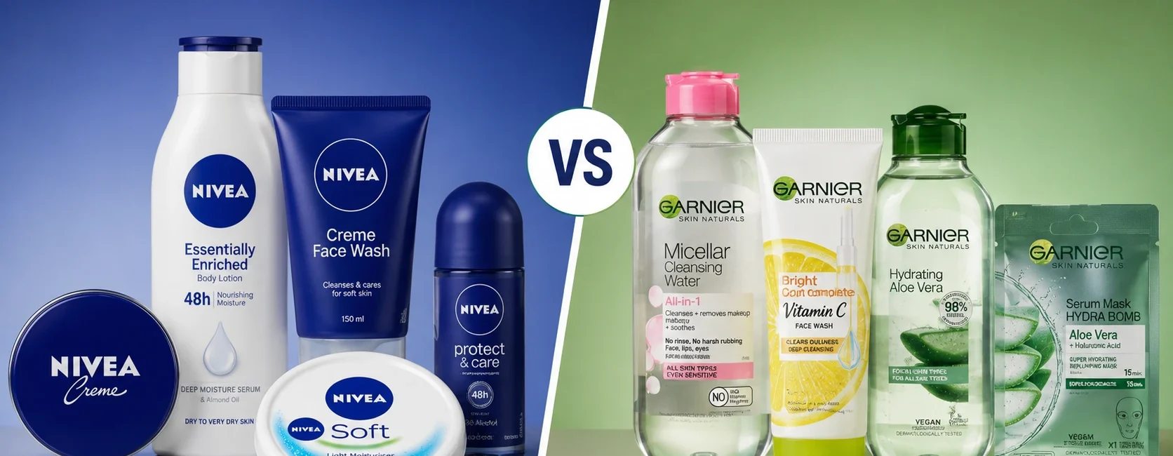 NIVEA vs Garnier Skincare Showdown