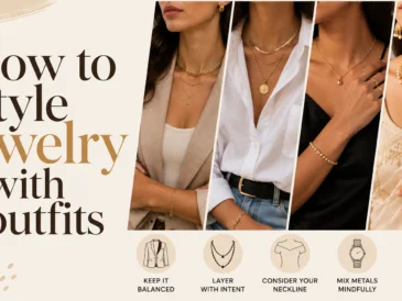 how to style jewelry with outfits