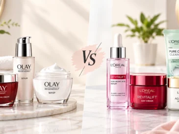 Olay vs L'Oréal Skincare Showdown