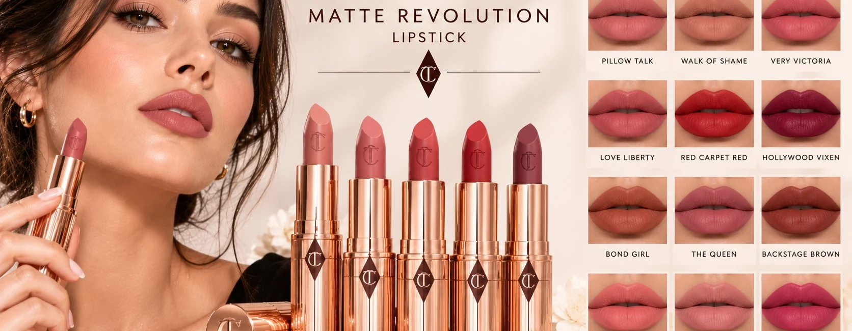 Charlotte Tilbury Lipstick Matte Revolution Shades