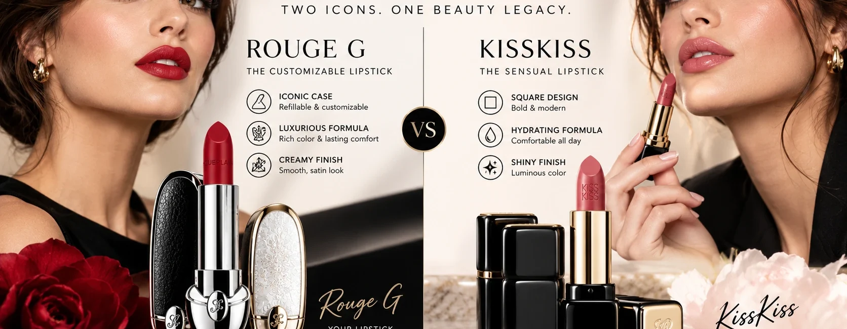 Guerlain Lipstick Icons Face-Off