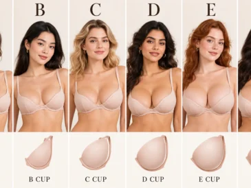 Lingerie Cup Size Comparison Chart