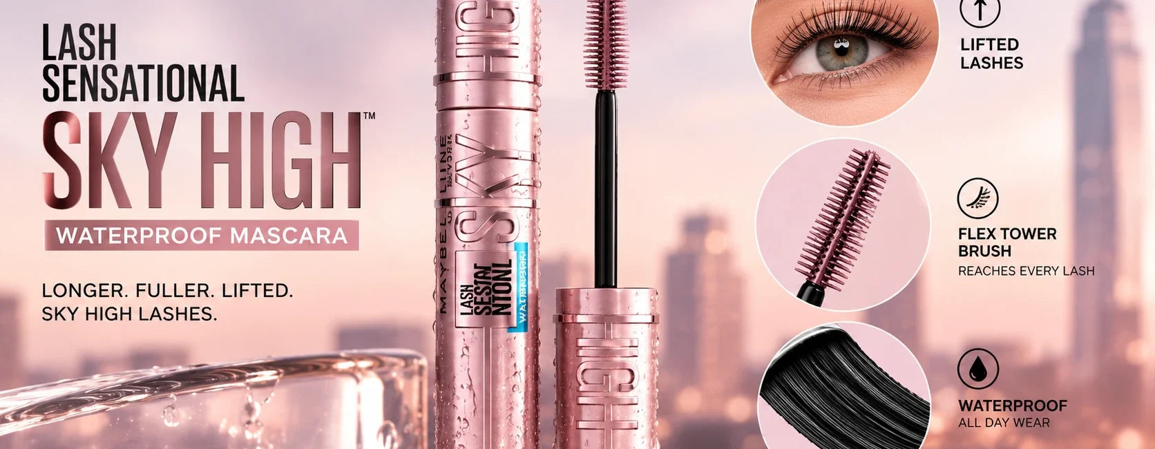 Maybelline lash sensational sky high waterproof mascara Review