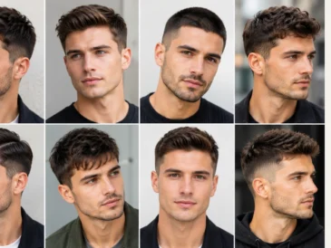 Short Haircuts for Oval Faces Male